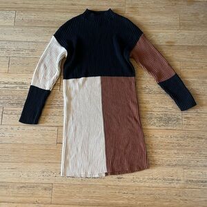 ANDREE BY UNIT Multicolor Long Sleeve Dress